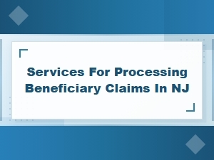 Nj Beneficiary Claim Processing Services